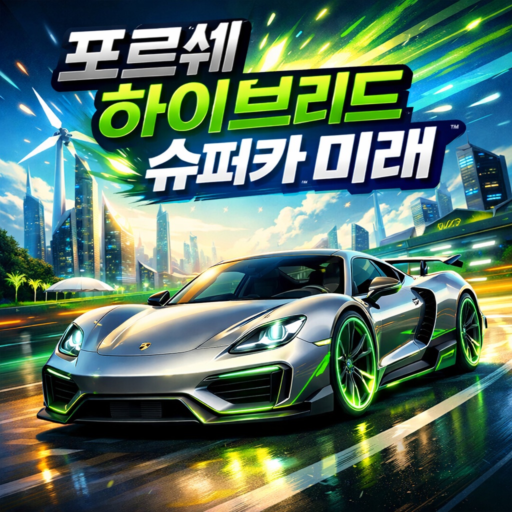 포르쉐 하이브리드 슈퍼카 미래, 918 이후 진짜 방향 공개