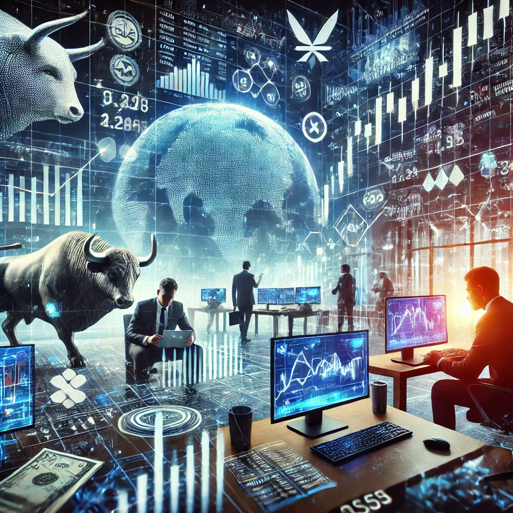 증시와 부동산 관련 사진