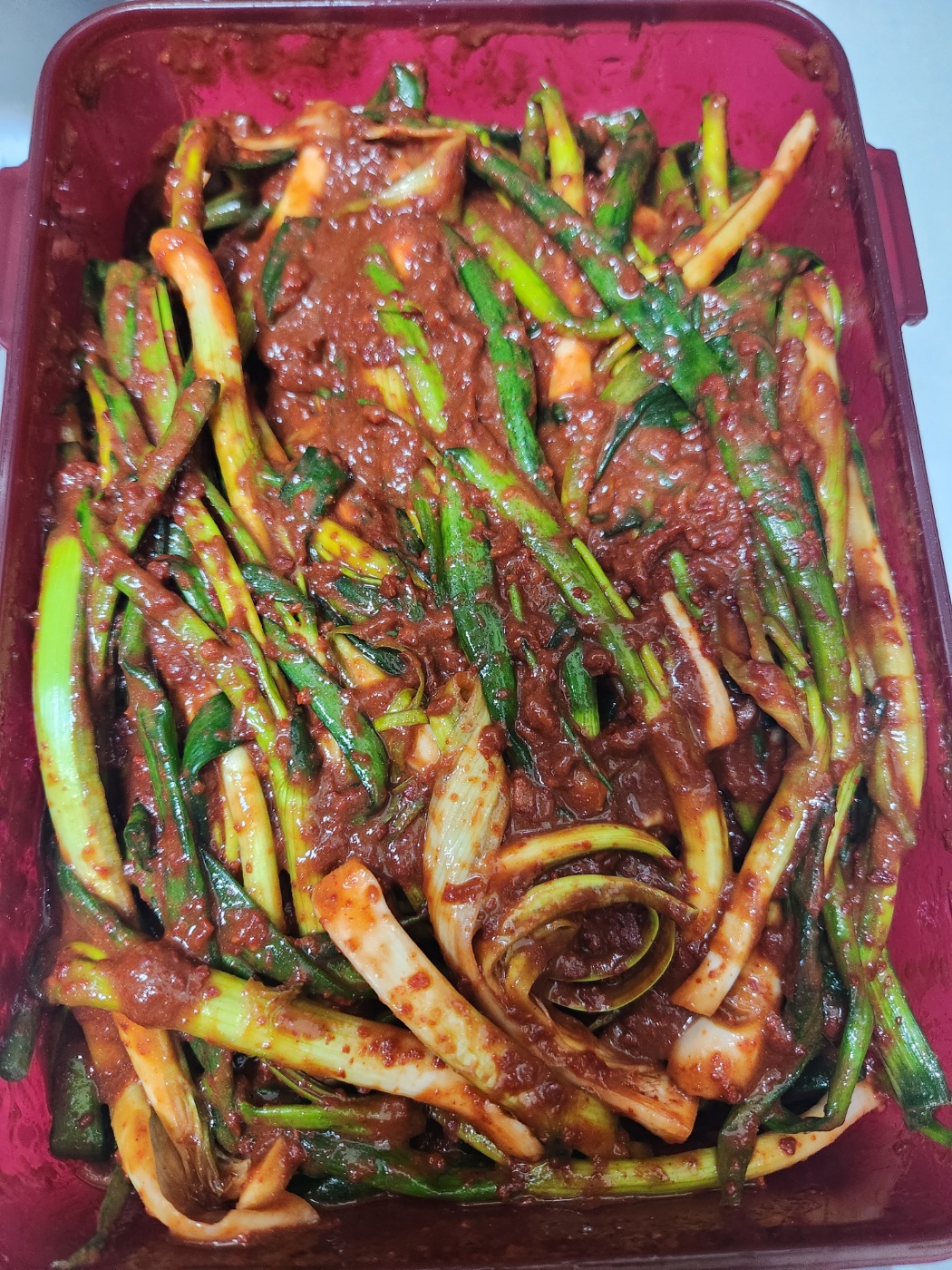 Easy Pa Kimchi Recipe – Korean Green Onion Kimchi image