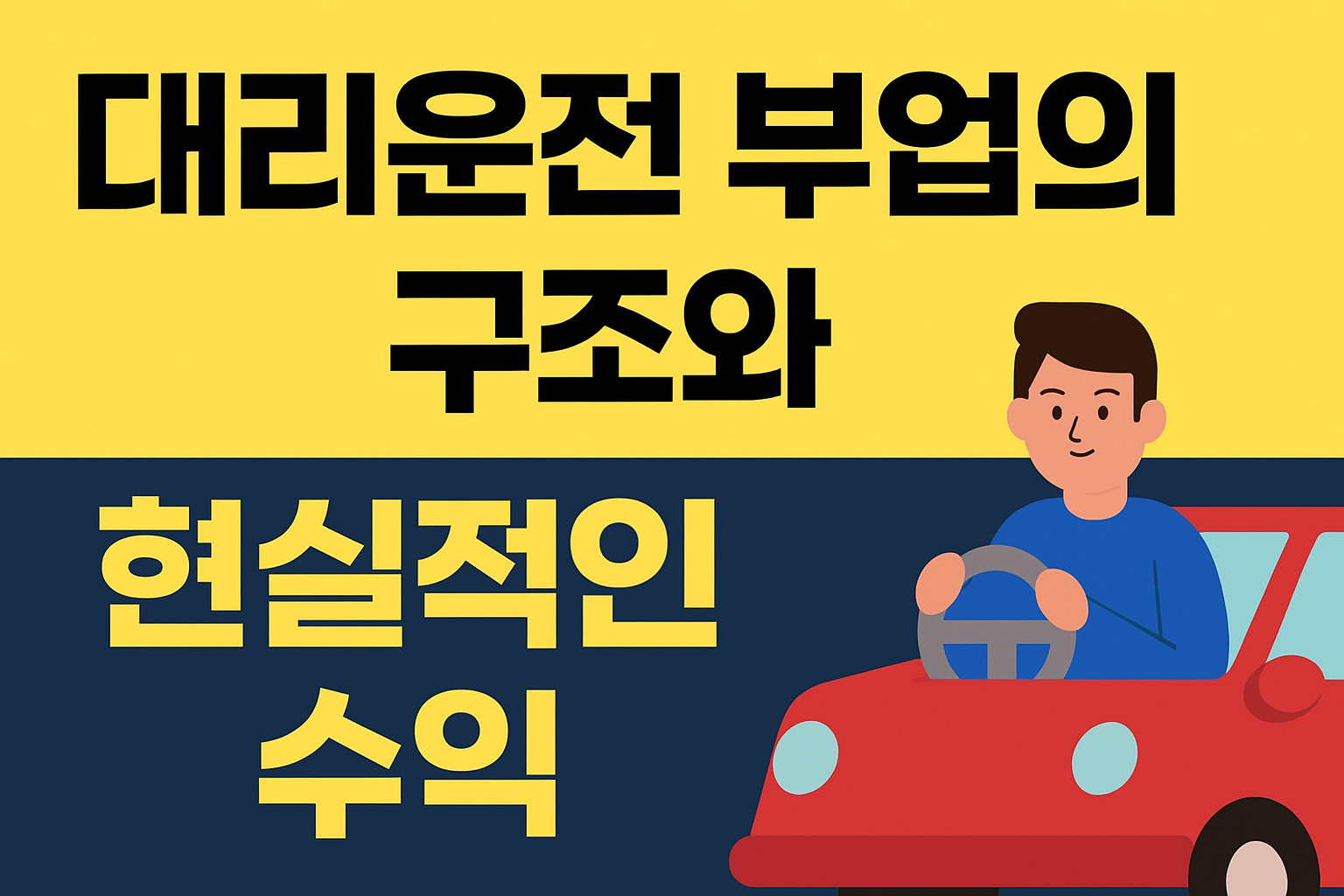 대리운전 부업 썸네일 이미지