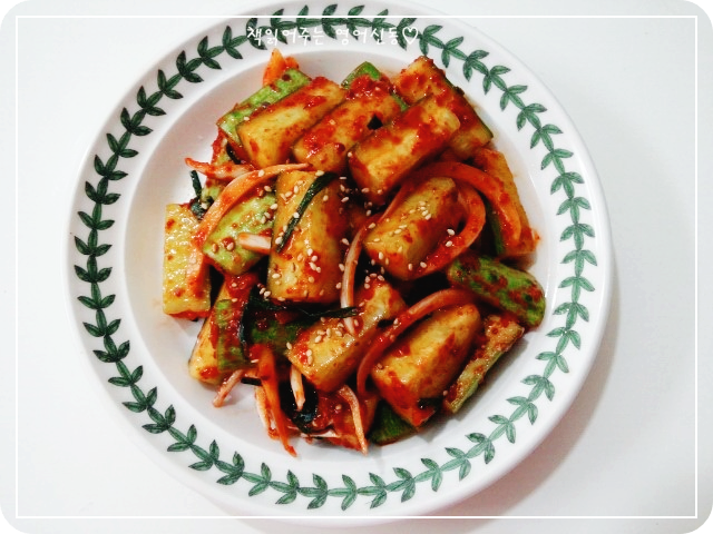 오이무침-황금레시피