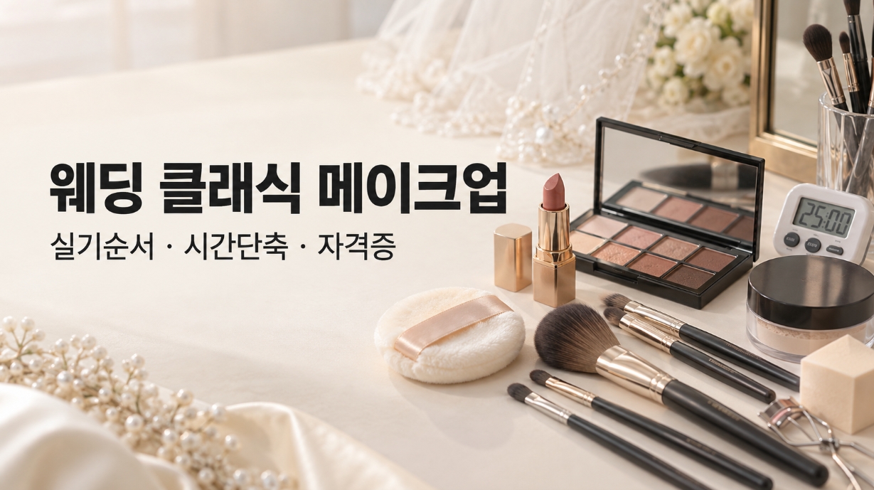 웨딩 클레식 메이크업 실기 사진