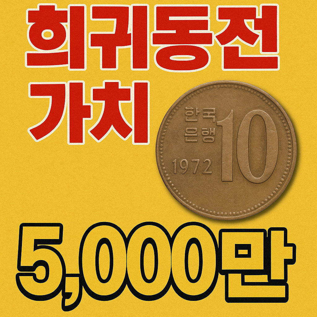 희귀동전 가치