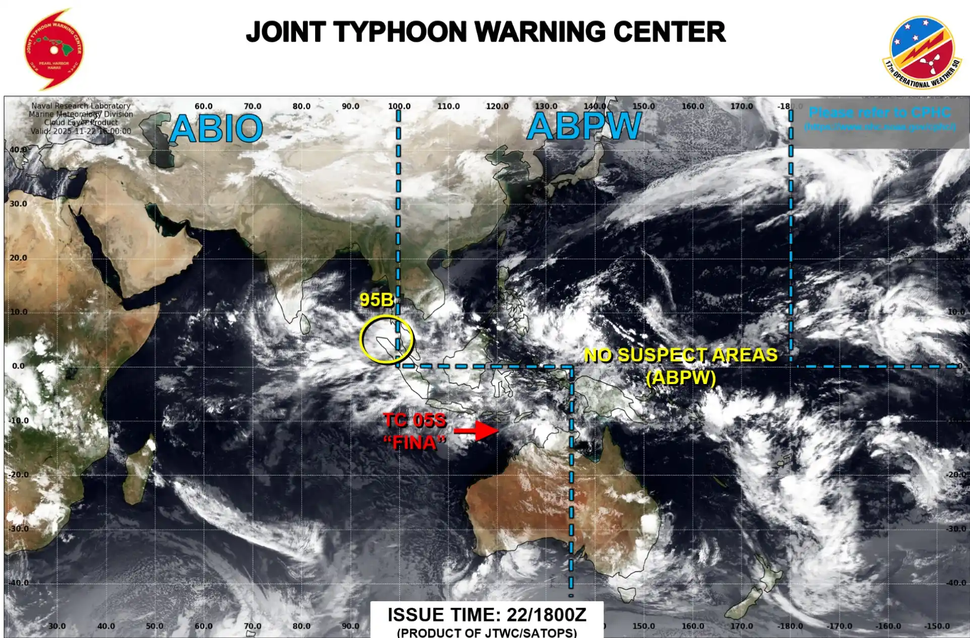 합동태풍경보센터 자료