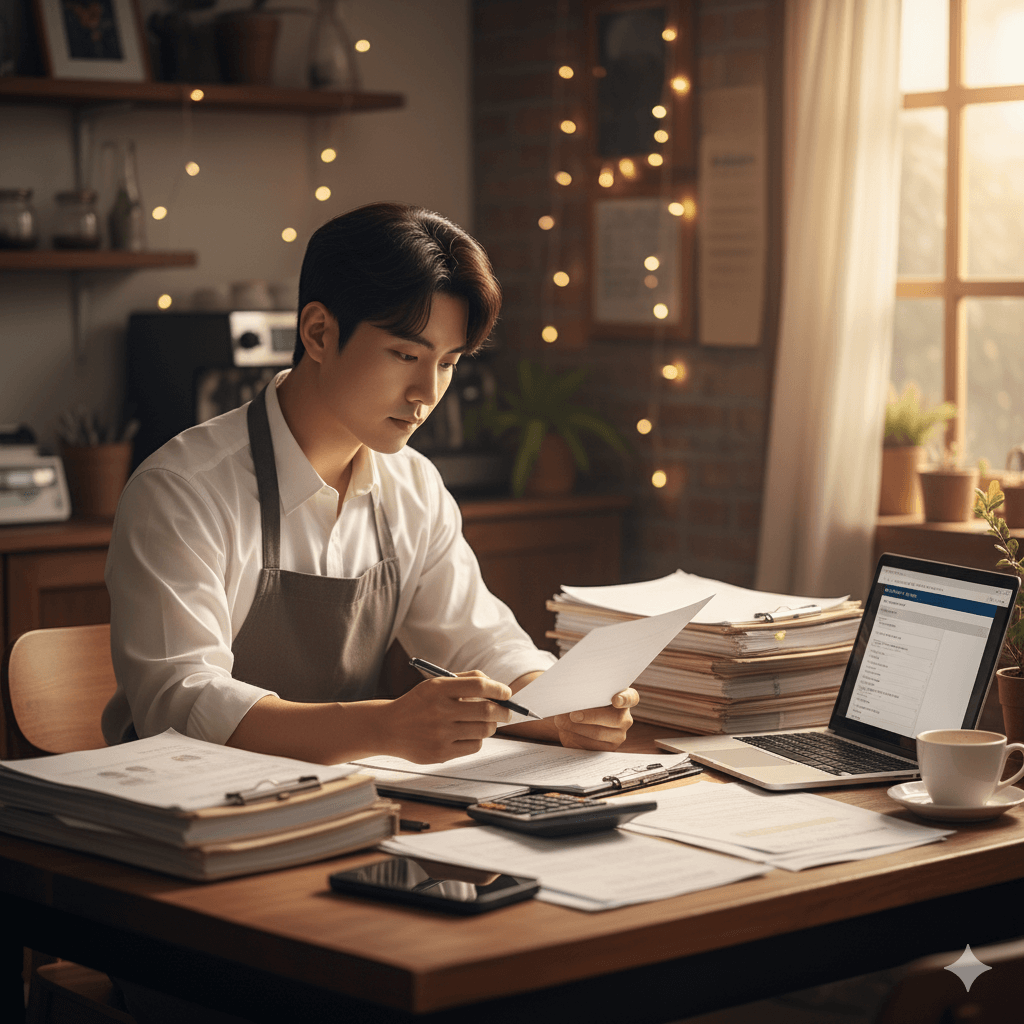 소상공인 정책자금 서류 - 사진