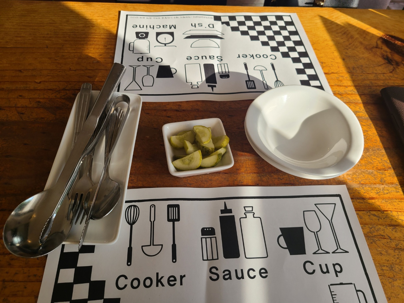 바다가 보이는 마산 덕동 맛집 마산 가포 카페 Adagio(아다지오) 기본 세팅