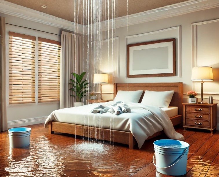 침실 누수 관련 사진