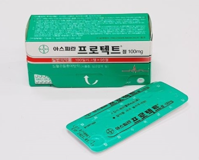 아스피린 프로텍트정 100mg 공복