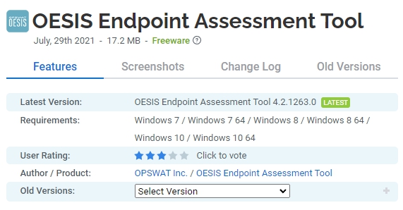 OESIS-Endpoint-Assessment-Tool