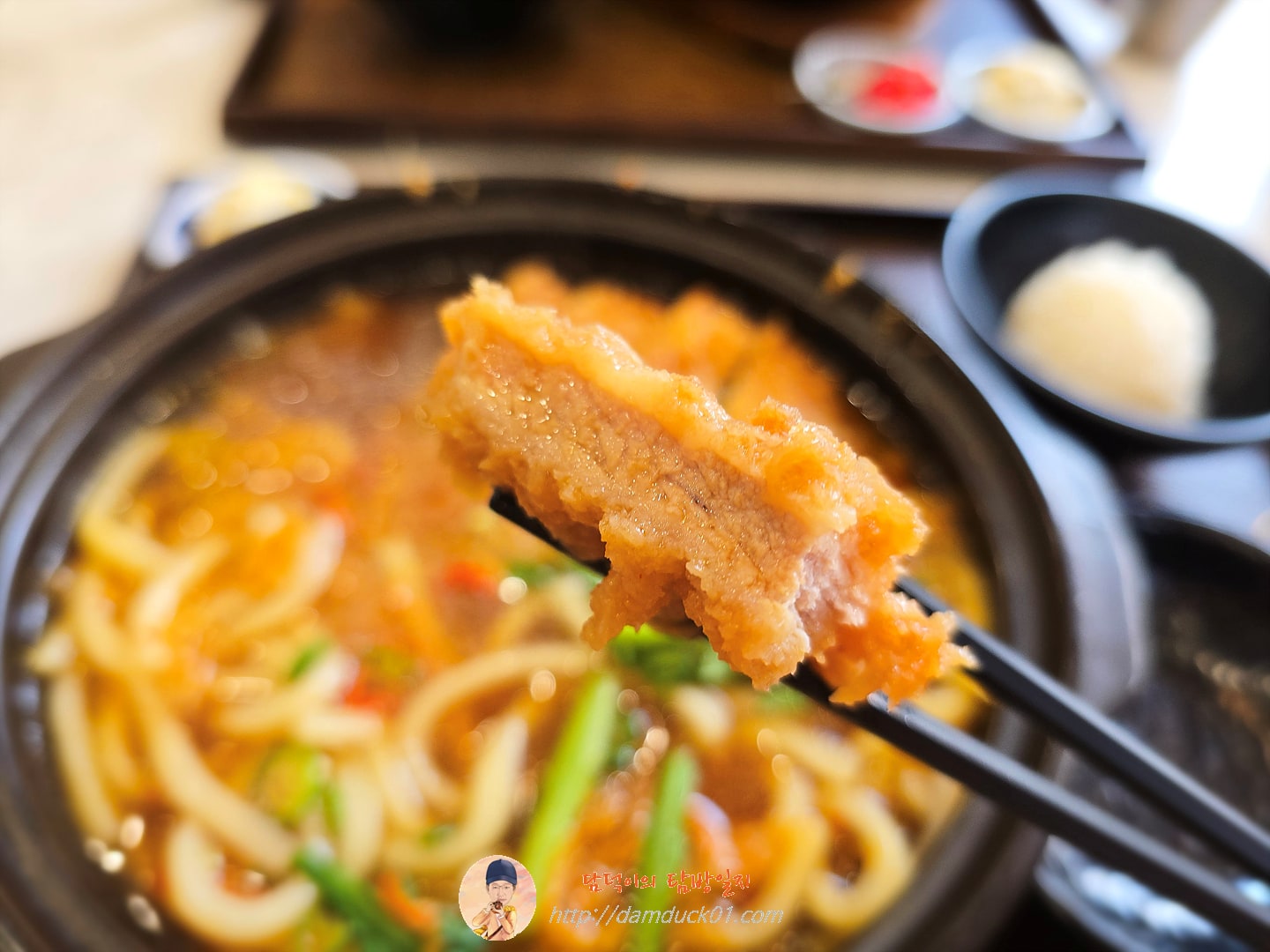 로스카츠 김치우동 나베