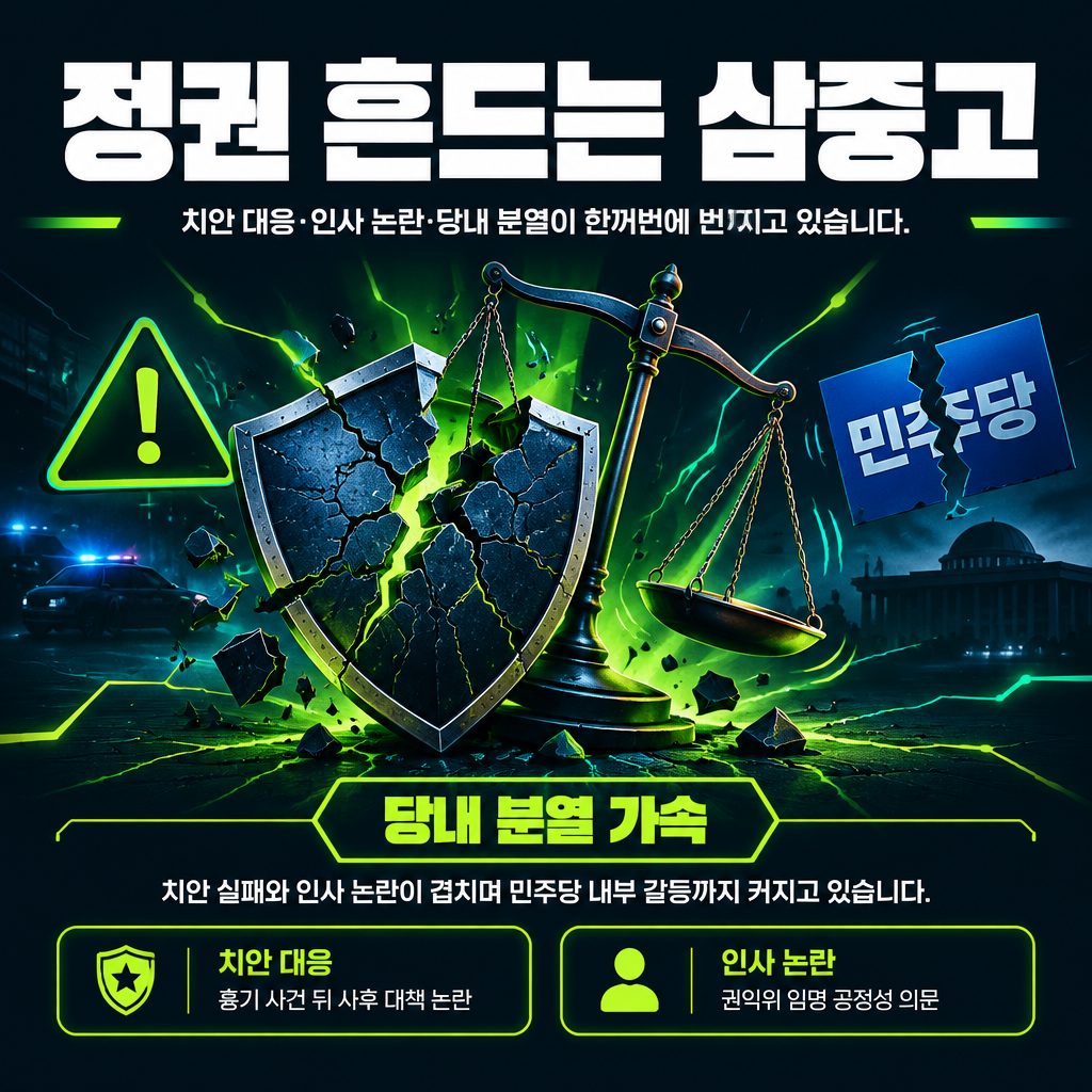 정권 흔드는 삼중고