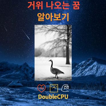 거위 나오는 꿈에 대한 해몽 조언