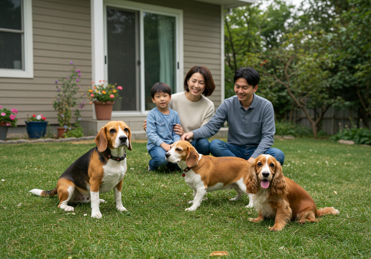 사냥개 입양 시 필수 고려사항