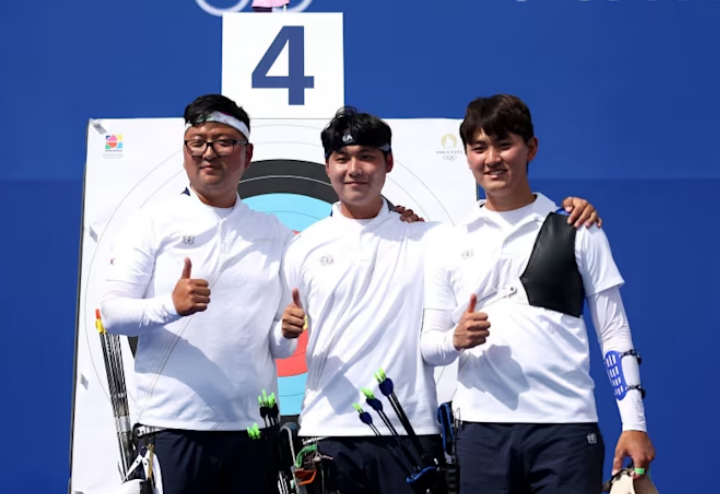 양궁 남자단체전 파리올림픽