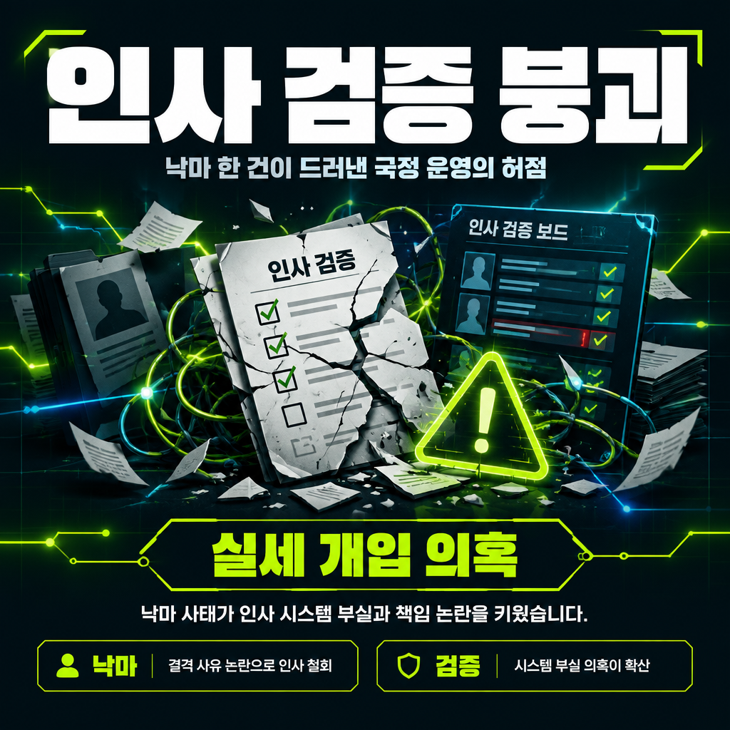 인사 검증 붕괴