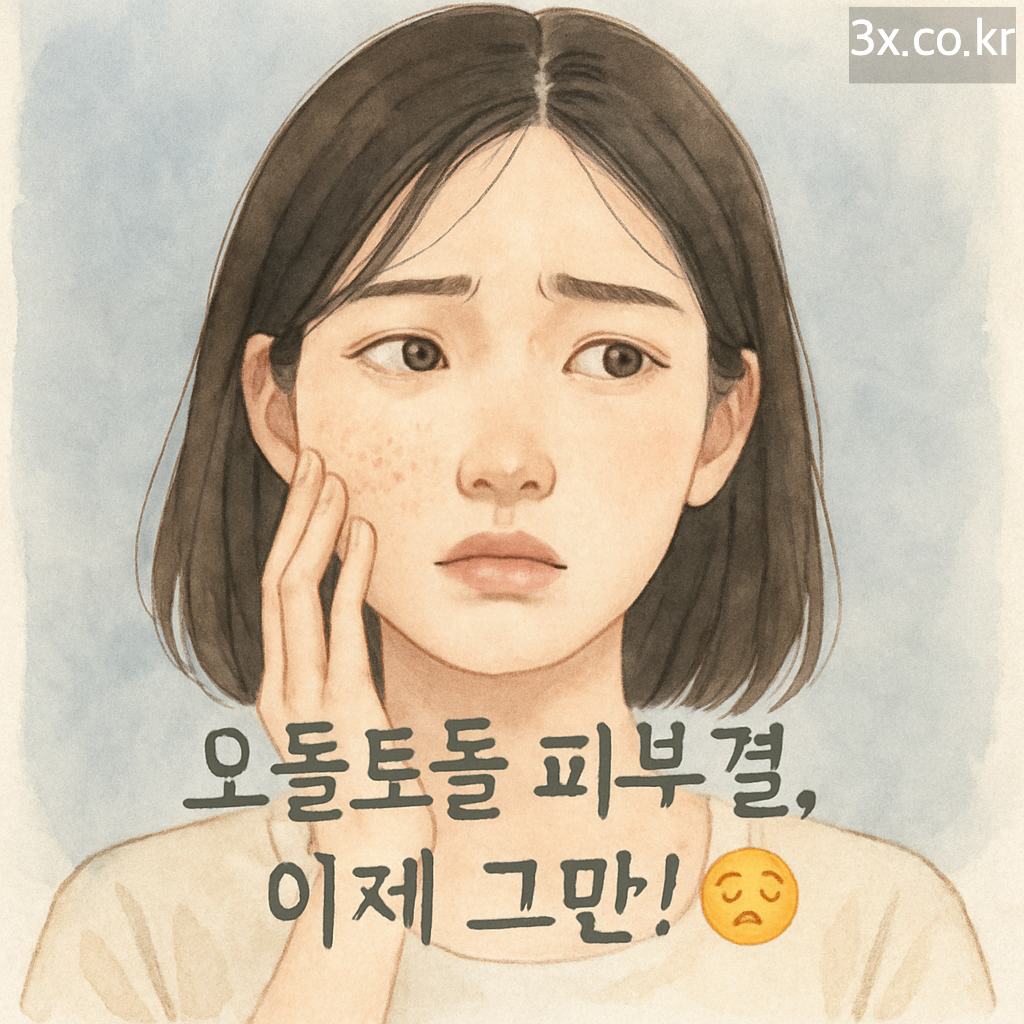 오돌토돌 피부결, 이제 그만! 😥