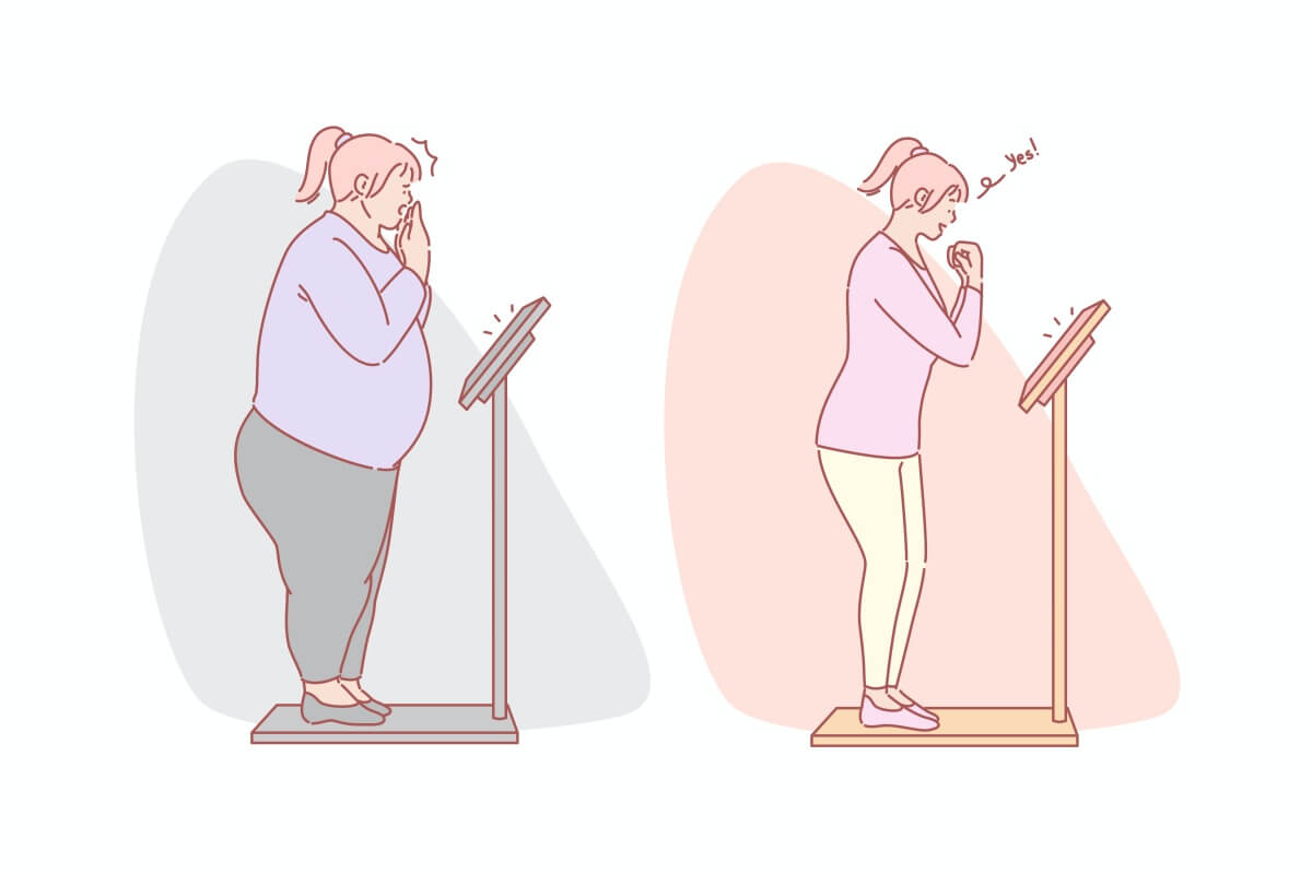 다이어트에-성공한-여성