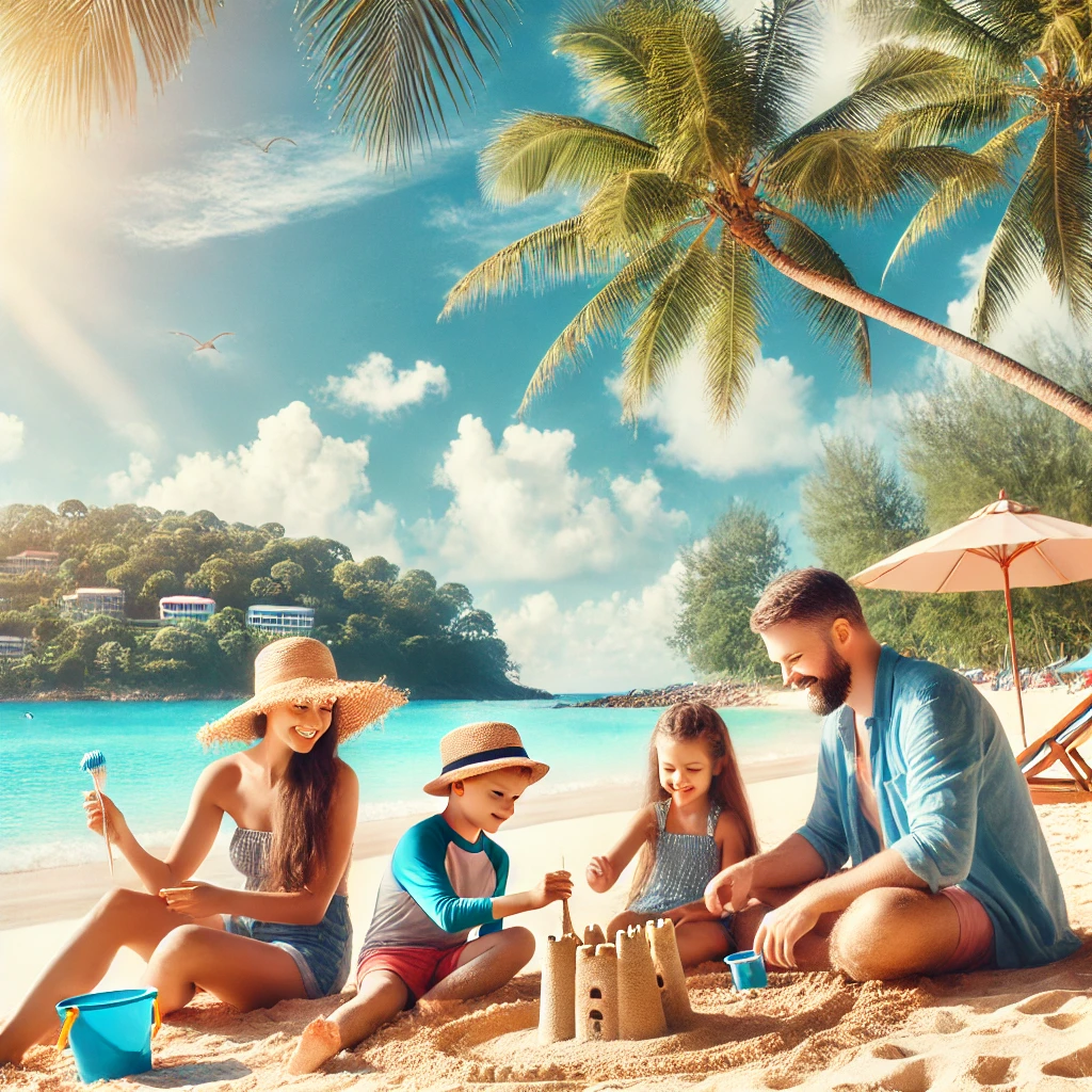 동남아 가족여행사진