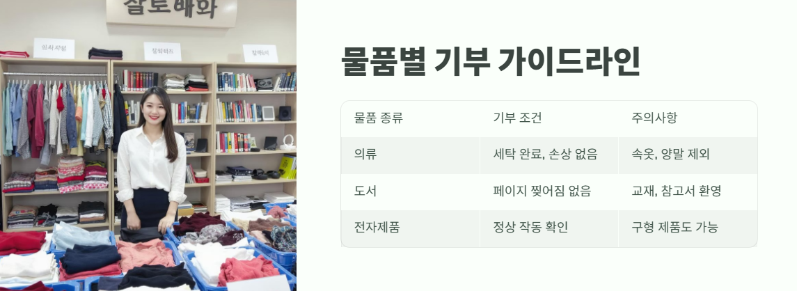 아름다운 가게 기부방법 꿀팁 모음 6