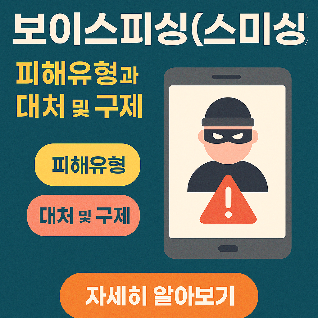 보이스피싱·스미싱 피해 유형과 대처 및 구제 방법 총정리