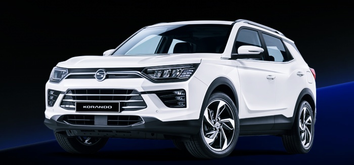 코란도-흰색-전면부