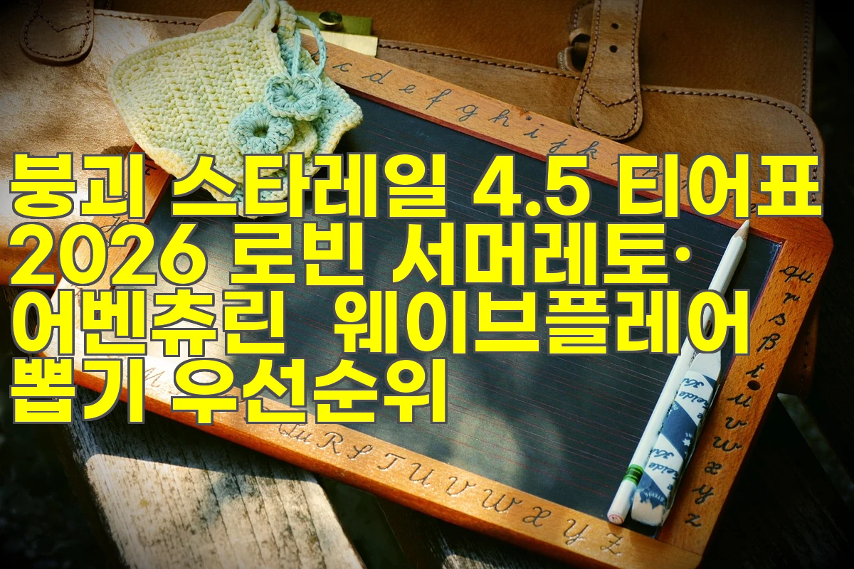 붕괴 스타레일 4.5 티어표