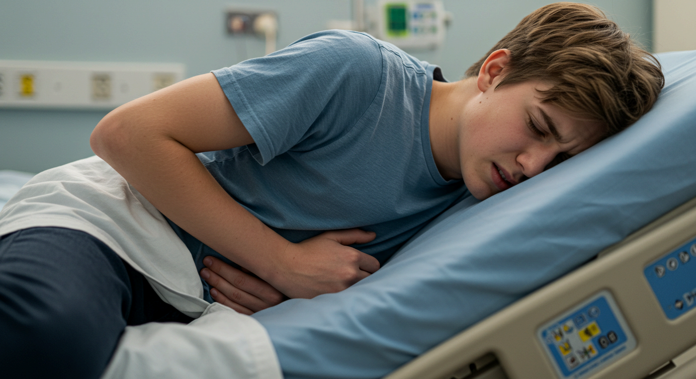 움직일 때 통증이 심해지고 자세를 구부리게 된다면 맹장염일 수 있어요.