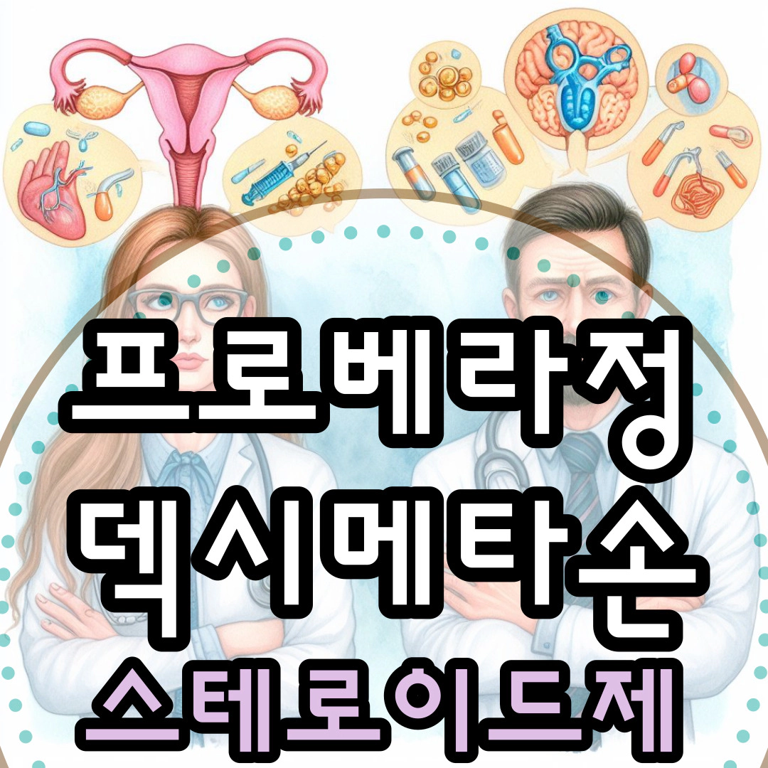 프로베라정 덱시메타손 스테로이드제