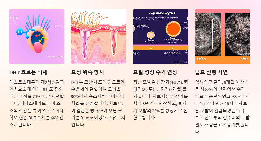탈모 치료제 작용 원리