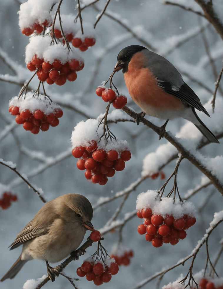 비결 4. 새들을 위한 겨울 식량 창고