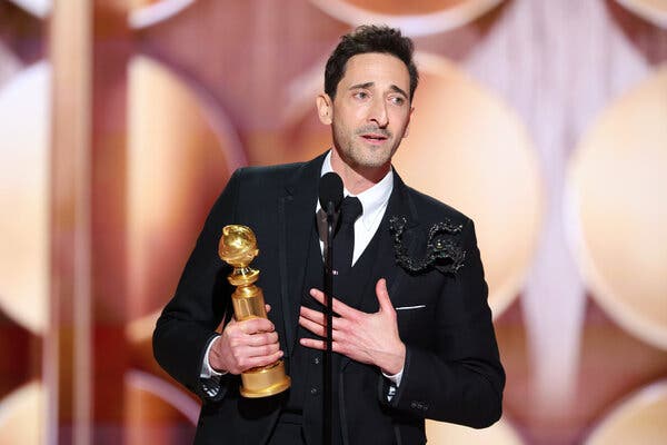브루탈리스트의 주연 Adrien Brody (출처: The New York Times)