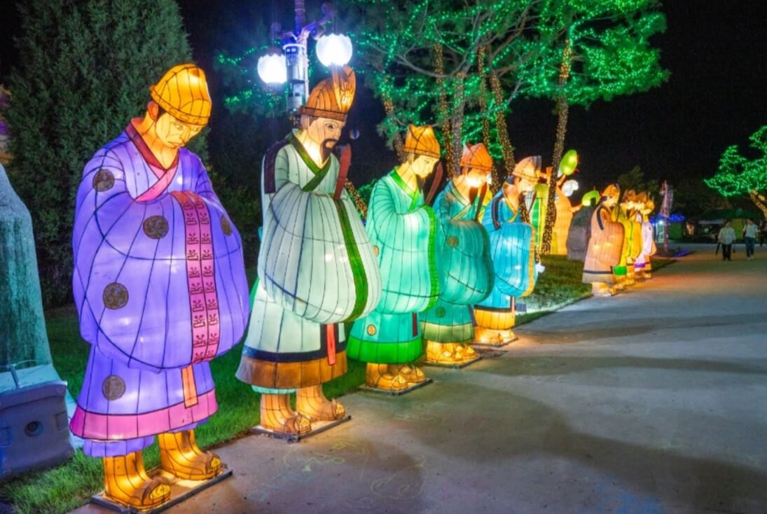 익산서동축제 등전시물