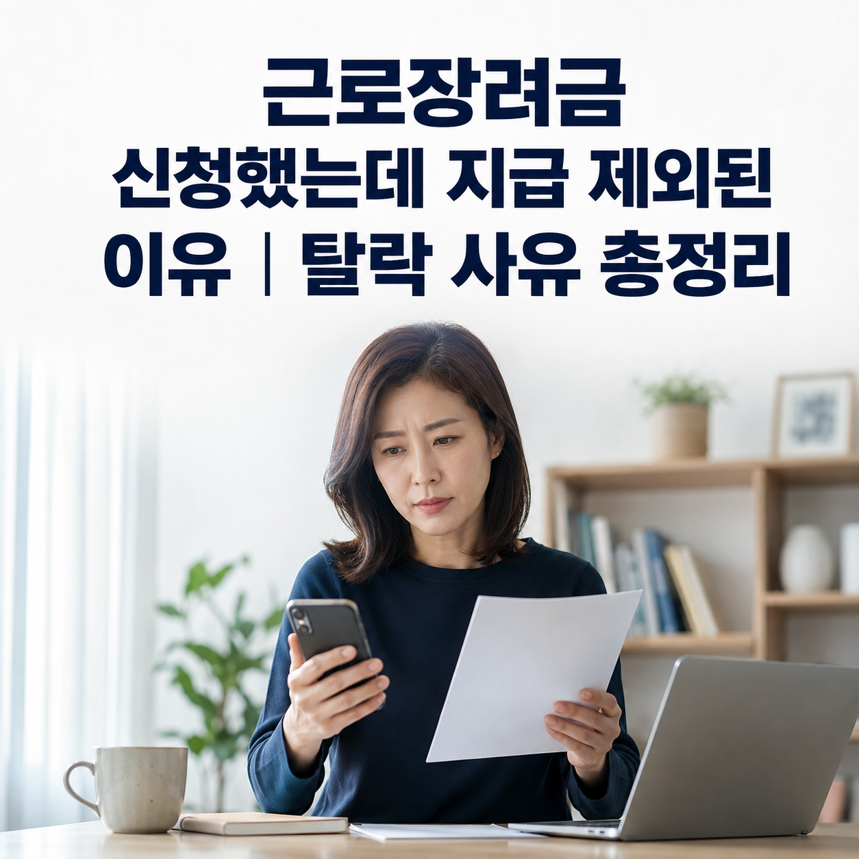 근로장려금 신청했는데 지급 제외된 이유|탈락 사유 총정리