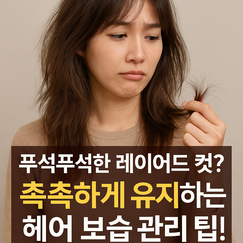 헤어 보습 관리