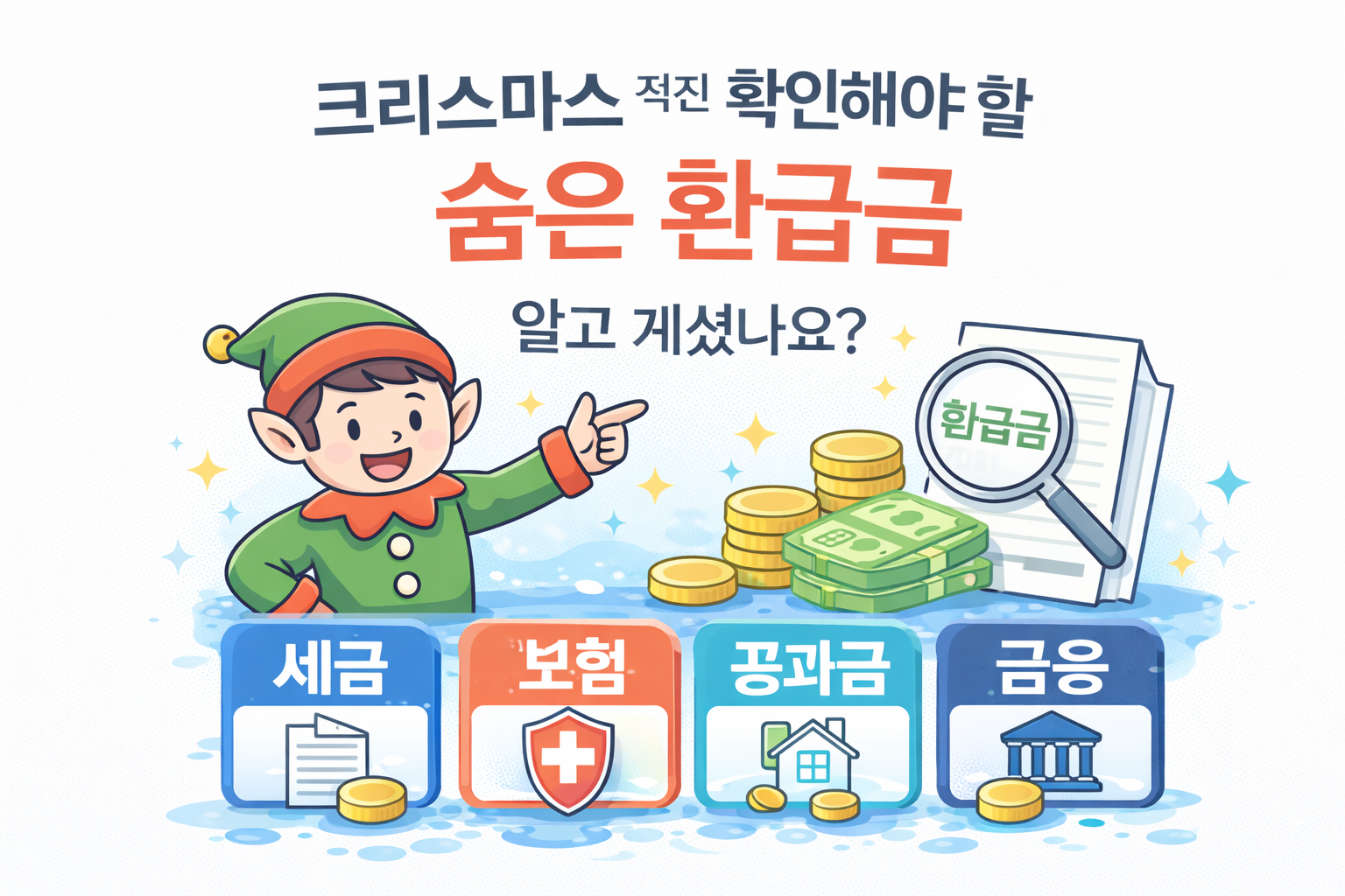 크리스마스 직전 숨은 환급금