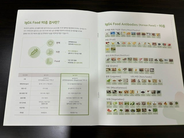 음식물 과민증 검사 방법 안내