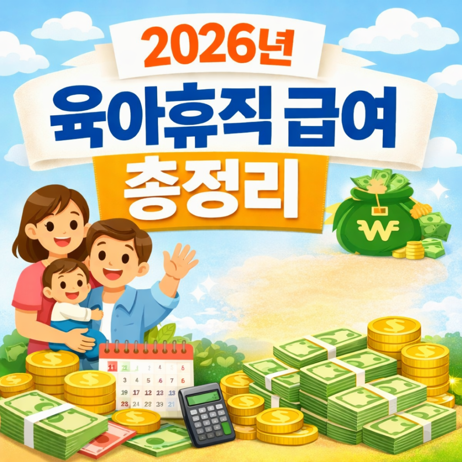 2026년 육아휴직 급여 총정리