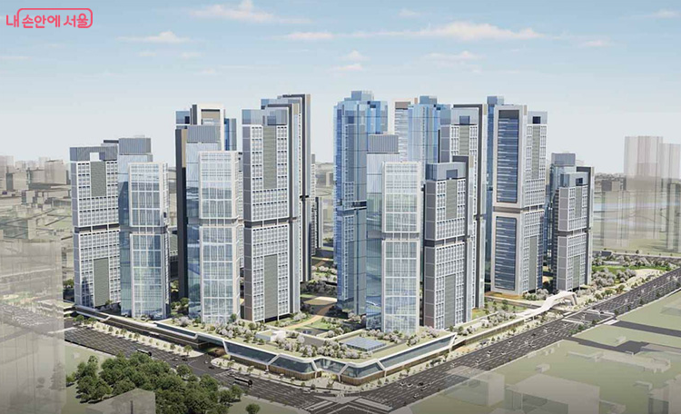 은마아파트 재건축 조감도