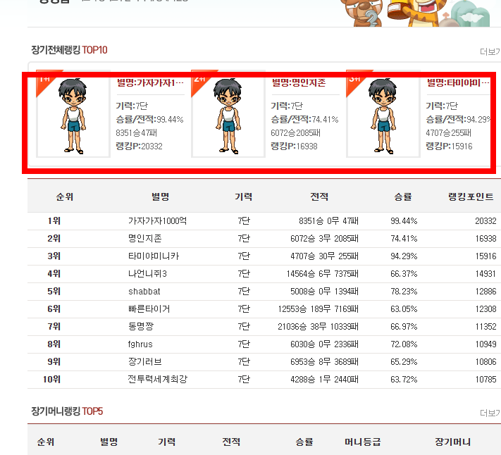 한게임 장기 바로가기