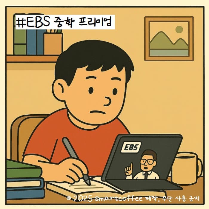 EBS 중학 프리미엄 100% 무료! 학원만이 답이 아니다.