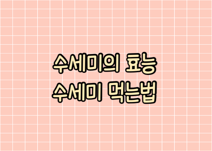 수세미의 효능 수세미 먹는법 글자 이미지