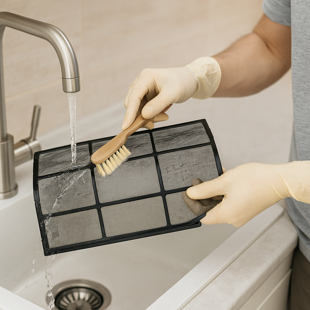 벽걸이 에어컨 셀프청소