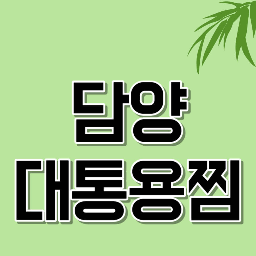 담양대통용찜