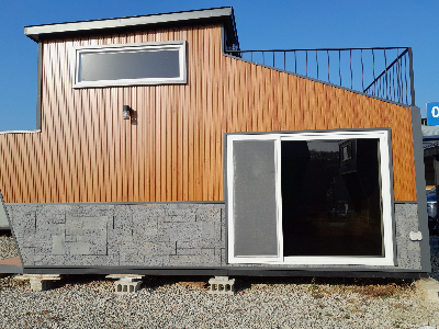 이동식주택 옆면부