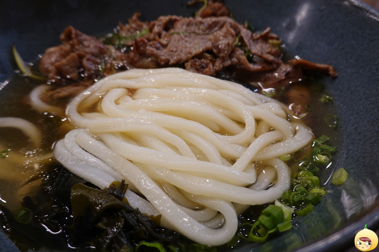 우동면발
