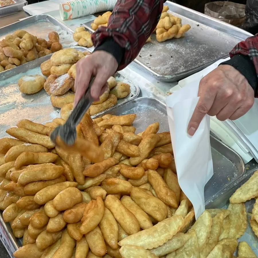 찹쌀 손가락 도너츠