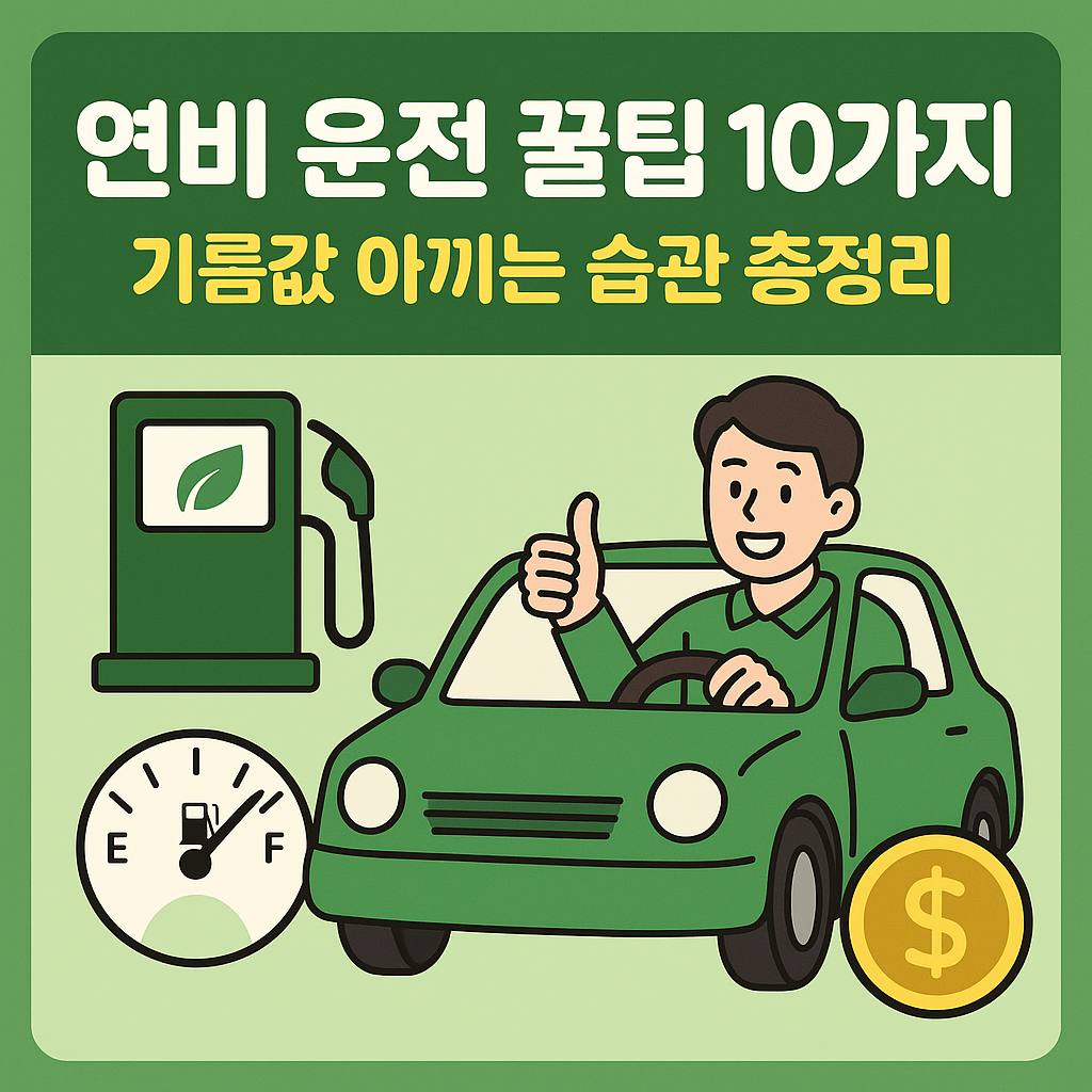 연비 운전 꿀팁 10가지! 기름값 아끼는 습관 총정리 관련 사진