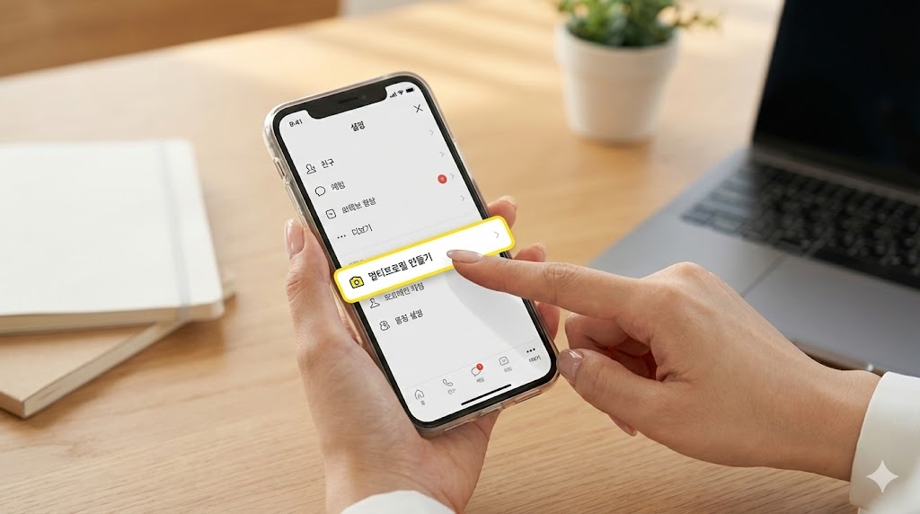 카톡 프로필 직장 상사에게 보여주기 싫다면? 멀티프로필 vs 부계정 완벽 비교 (2025년 최신)