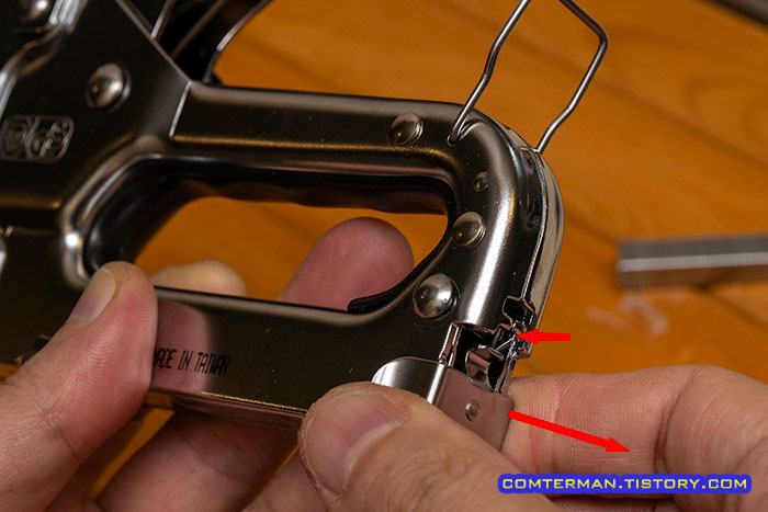 화신 WS-108 건타카 타카핀 장착 방법