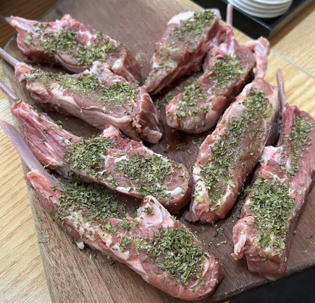 평창 그집앞 양고기 사진